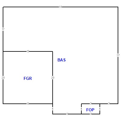 Building layout (traversing data) of this property