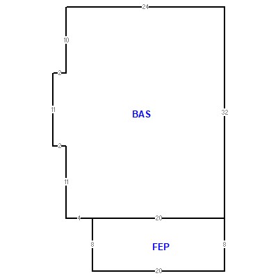 Building layout (traversing data) of this property