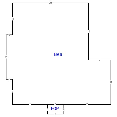 Building layout (traversing data) of this property
