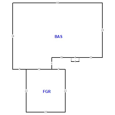 Building layout (traversing data) of this property