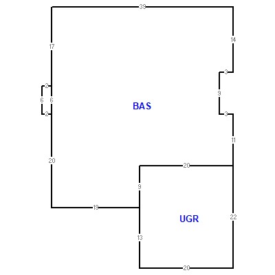 Building layout (traversing data) of this property