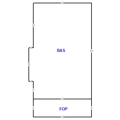 Building layout (traversing data) of this property