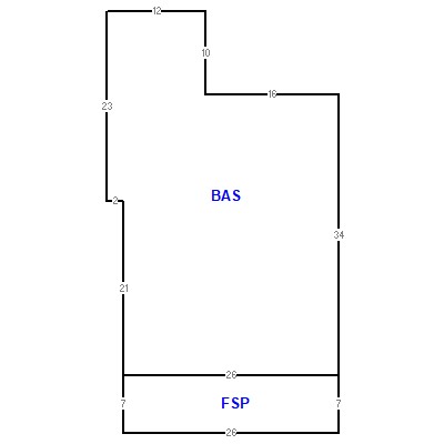Building layout (traversing data) of this property