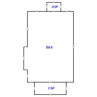 Building layout (traversing data) of this property