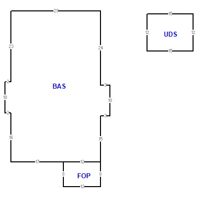 Building layout (traversing data) of this property