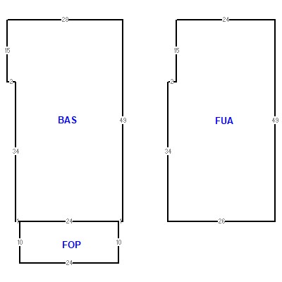 Building layout (traversing data) of this property