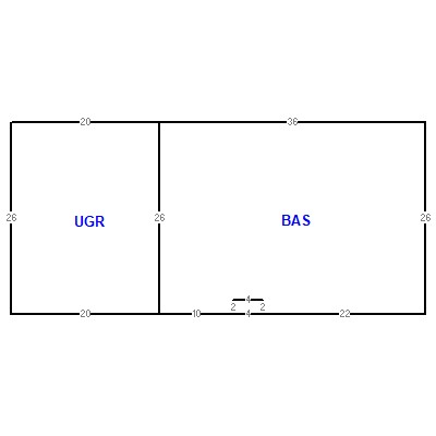 Building layout (traversing data) of this property