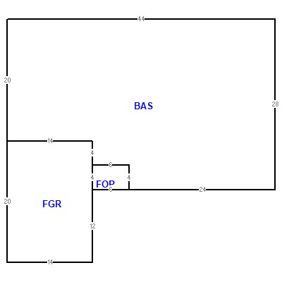 Building layout (traversing data) of this property