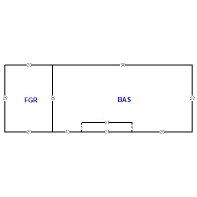 Building layout (traversing data) of this property
