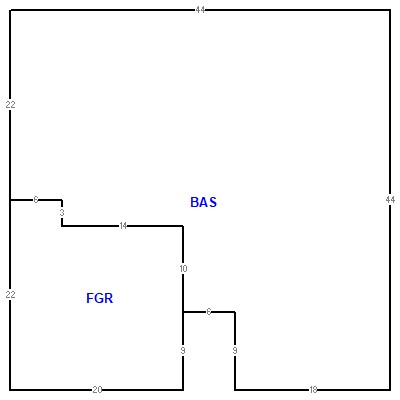 Building layout (traversing data) of this property