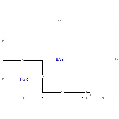 Building layout (traversing data) of this property