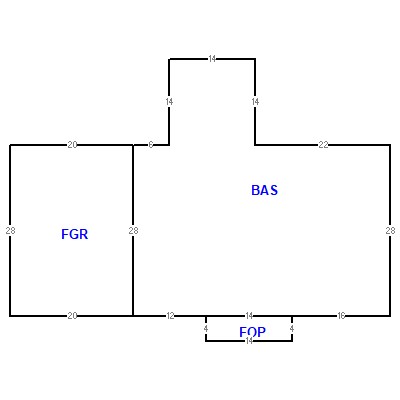 Building layout (traversing data) of this property