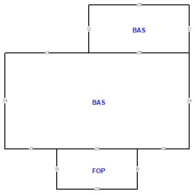 Building layout (traversing data) of this property