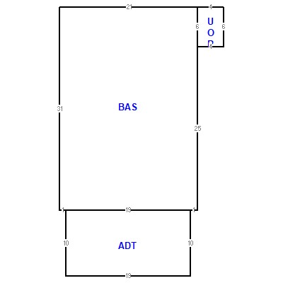 Building layout (traversing data) of this property