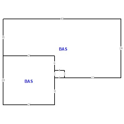 Building layout (traversing data) of this property