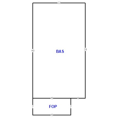 Building layout (traversing data) of this property