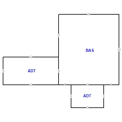 Building layout (traversing data) of this property