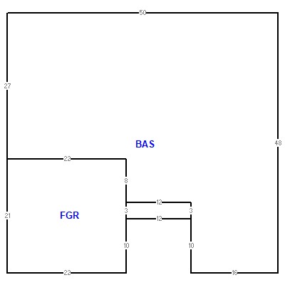 Building layout (traversing data) of this property