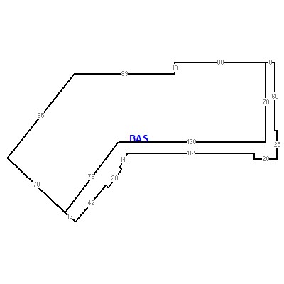 Building layout (traversing data) of this property