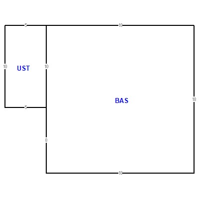 Building layout (traversing data) of this property