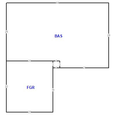Building layout (traversing data) of this property