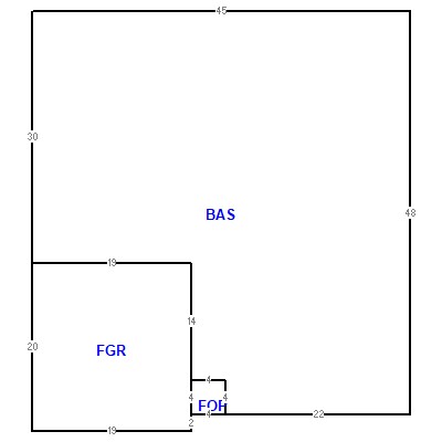 Building layout (traversing data) of this property