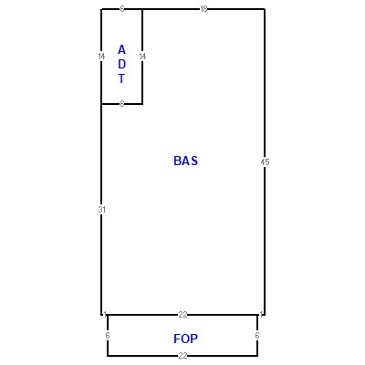 Building layout (traversing data) of this property
