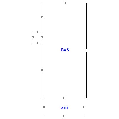 Building layout (traversing data) of this property