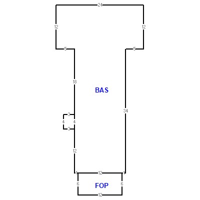 Building layout (traversing data) of this property