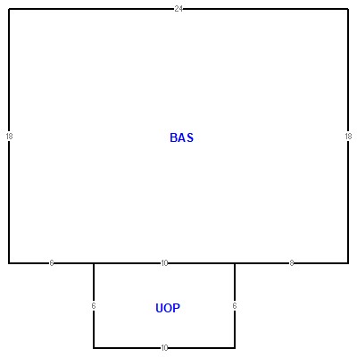 Building layout (traversing data) of this property