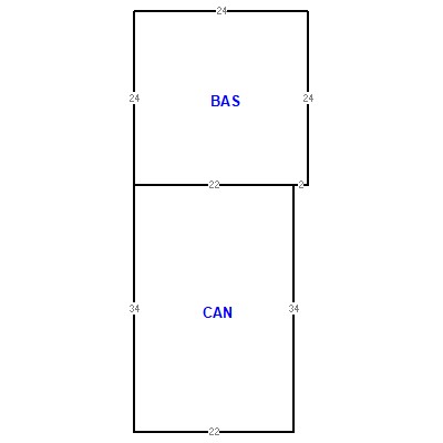 Building layout (traversing data) of this property