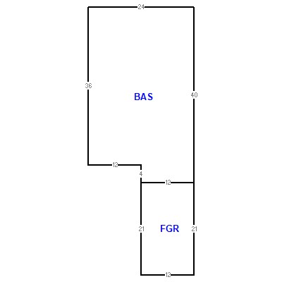 Building layout (traversing data) of this property