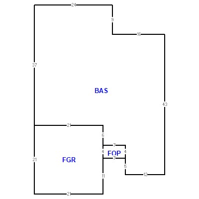 Building layout (traversing data) of this property