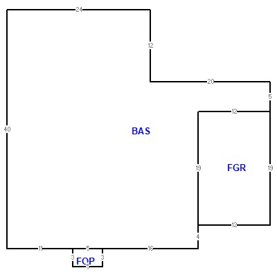 Building layout (traversing data) of this property