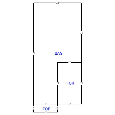 Building layout (traversing data) of this property
