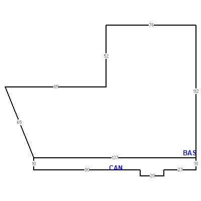 Building layout (traversing data) of this property