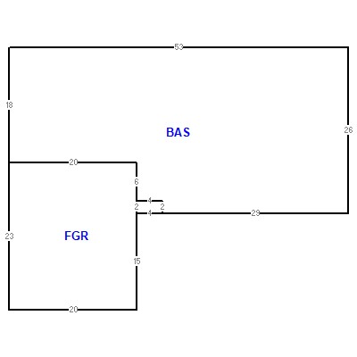 Building layout (traversing data) of this property