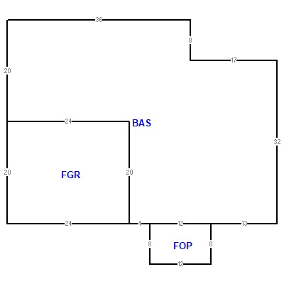 Building layout (traversing data) of this property