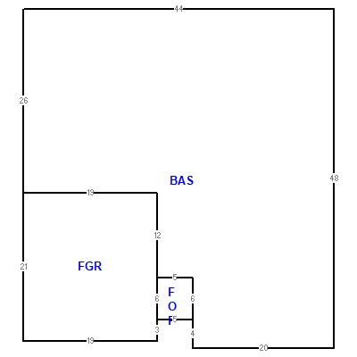 Building layout (traversing data) of this property