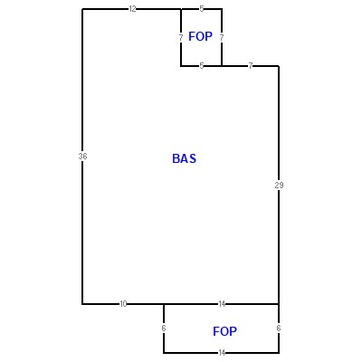 Building layout (traversing data) of this property