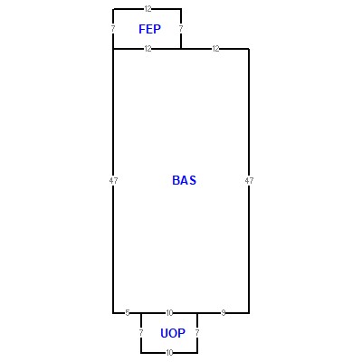 Building layout (traversing data) of this property