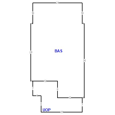 Building layout (traversing data) of this property