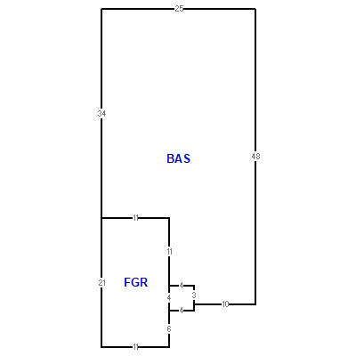 Building layout (traversing data) of this property