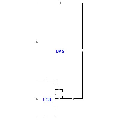 Building layout (traversing data) of this property