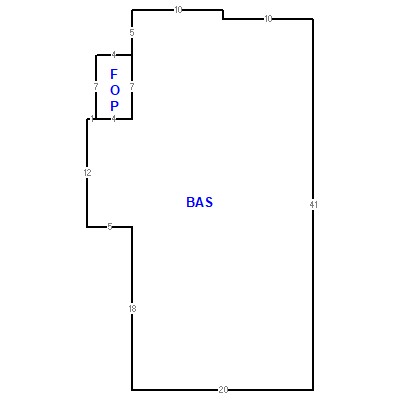 Building layout (traversing data) of this property
