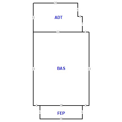 Building layout (traversing data) of this property