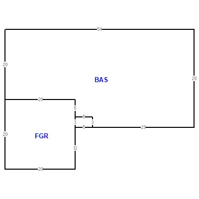 Building layout (traversing data) of this property