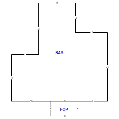 Building layout (traversing data) of this property