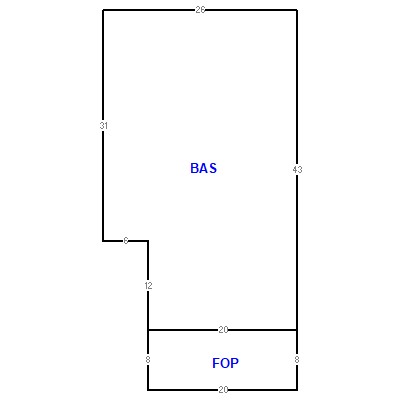 Building layout (traversing data) of this property