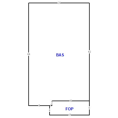 Building layout (traversing data) of this property